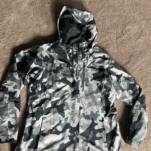 Columbia Camouflage Utility Jacket - Black and Gray